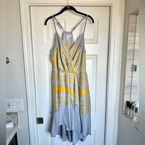 BCBGeneration Daybreak Combo High-Low Dress NWT